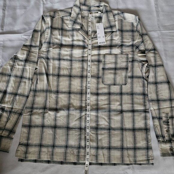 Urban Outfitters Standard/Cloth Men's Plaid Flannel Long Sleeve Shirt Medium NWT - Picture 11 of 12